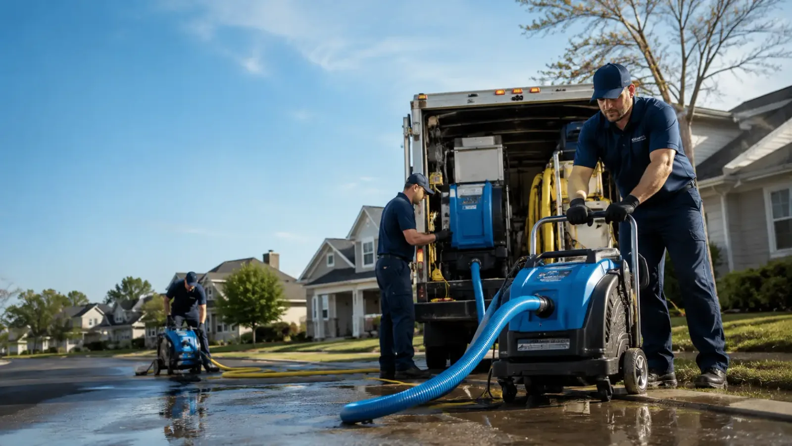 Flood Damage Cleanup in New Bavaria, OH